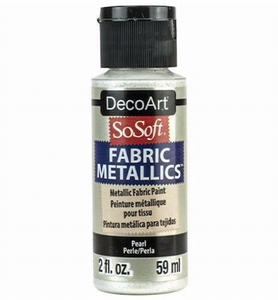 DecoArt SoSoft Fabric Acryllics DSM30 Pearl (metallic)