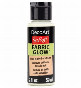 DecoArt SoSoft Fabric Acryllics DSS111 Glow in the dark