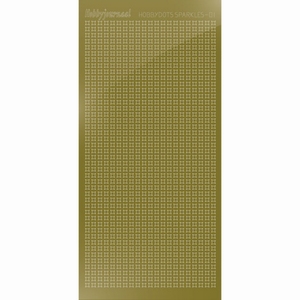 Hobbydots Sparkles 01 HSPM017 stickervel Mirror Gold