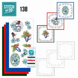 Stitch and Do set STDO138 Christmas Flowers/Lantern