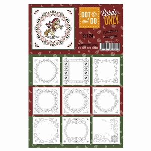 Dot and Do CODO-024 Cards Only set 24 (afb. kerst/paard)