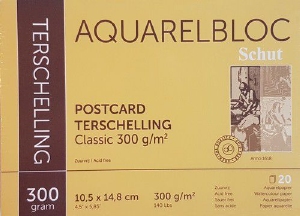 Schut Aquarelblok 300 grams Terschelling Classic Postcard