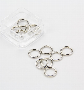 H&C Fun 12116-1601 Jump ring rond 10mm Platinum (zilver)