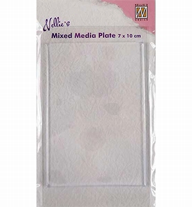 Nellie's Choice NMMP003 Mixed Media plate rectangle 7x10cm