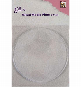 Nellie's Choice NMMP005 Mixed Media plate round 9cm