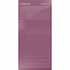 Hobbydots serie 013 stickervel STDM136 Mirror Violet