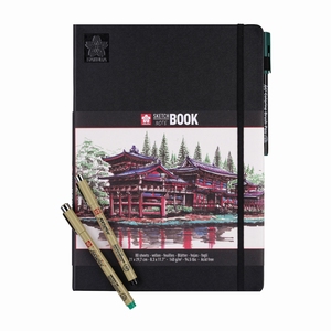 Sakura 94140005 Sketch-note book A4/CREME/80vel/140gr.