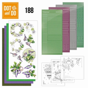 DOT & DO set DODO188 Purple Christmas Baubles