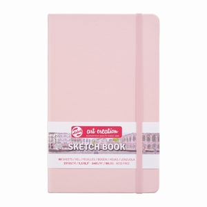 Art Creation 9314012M Sketch book A5-13x21cm Pastel Pink