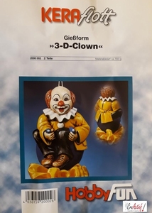 Gietvorm HobbyFun 2000002 3D vorm Clown