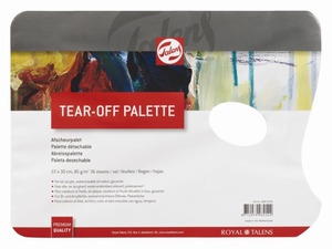 Royal Talens 90672230 Tear-Off palette 22x30cm/36vel