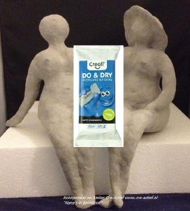 Creall Do&Dry 26212/500gram Zelfhardende klei: Cement look