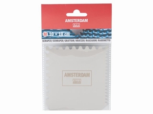 Talens Amsterdam 91465000 Metalen schraper 10x10cm