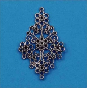 H&CFun 12030-1007 Metalen ornament "Vlieger" voor strass
