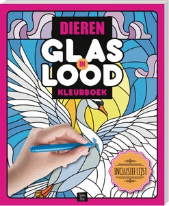 xKleurboek 321901 ''Glas in Lood'' Dieren