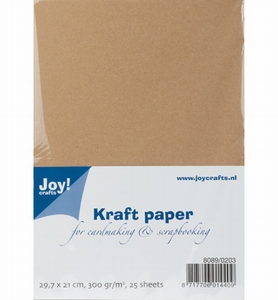 JoyCrafts 8089/0203 Kraftpapier A4 / 25vel / 300grams