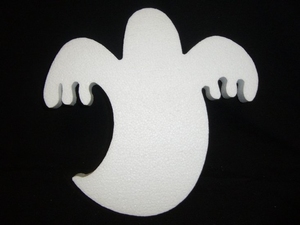 Styropor snijvorm Halloween Spookje 12cm