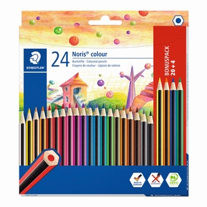 Staedtler 185C24 Norisclub set van 24 kleurpotloden