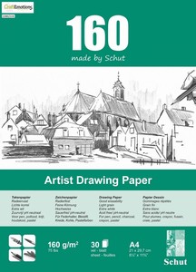 Schut Artist Drawing paper bloc 1530 /160grams/30vel/A4