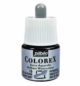 Pebeo Colorex Brilliant Watercolour 341-016 Paynes Grey
