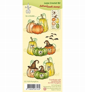 LeCreaDesign 55.7439 Clear Stamp Combi stamp Pumpkins