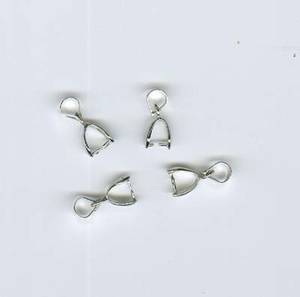 H&C Fun 12115-1511 Hanger/clip/knijplus middel zilver4 stuks