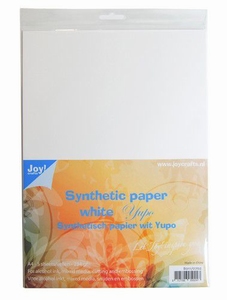 JoyCrafts 002415/0702 Yupo synthetisch papier wit A4/5vel