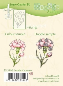 LeCreaDesign 55.3196 Doodle clear stamp Carnation