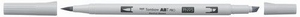 Tombow dubbele alcohol brushpen ABT-N95 Cool Gray-1