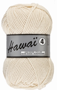 Lammy Yarns Hawai-4 acryl/katoen 69023-016 Ecru