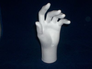 Styropor Hand (vrouw, alleen linkerhand verkrijgbaar) VIT151
