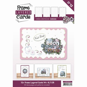 Frame Layered Cards LCA610012 boek A4, 12 oplegkaarten A6