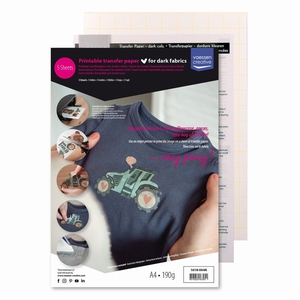 Vaessen Creative 1618-004A printbaar transfer papier(donker)