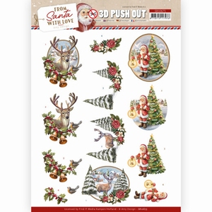 3D Push-Out vel SB10675 Amy/ From Santa with Love / Deer