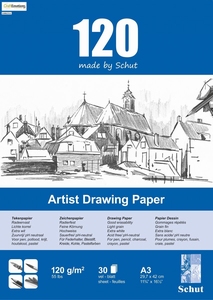 Schut Artist Drawing paper bloc 1532 /120grams/30vel/A3