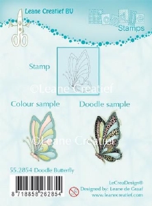 LeCreaDesign 55.2854 Doodle clear stamp Butterfly