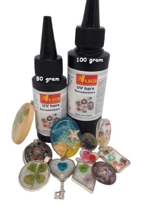 Wilsor 31-1101 UV hars / Sieradenhars fles 100gram