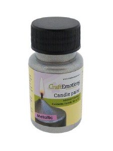 Craftemotions/Cadence 2132 kaarsenverf Zilver 50ml