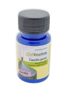 Craftemotions/Cadence 2154 kaarsenverf Sax Blauw 50ml