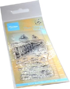Clear Stamps TC0912 Tiny's Border Beach Poles