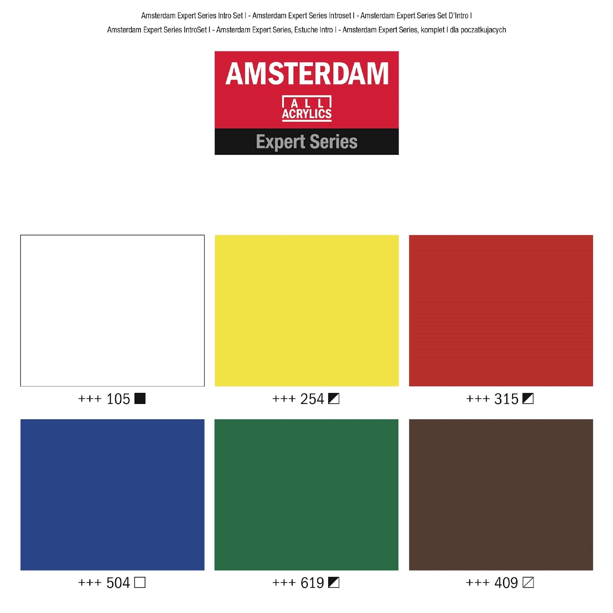 Amsterdam 19820406 Acrylverf Expert set 6x20ml