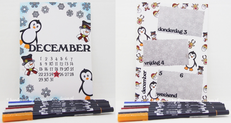 Crealies CLJP601NL Stans: For Journalzz&Plannerzz Maanden