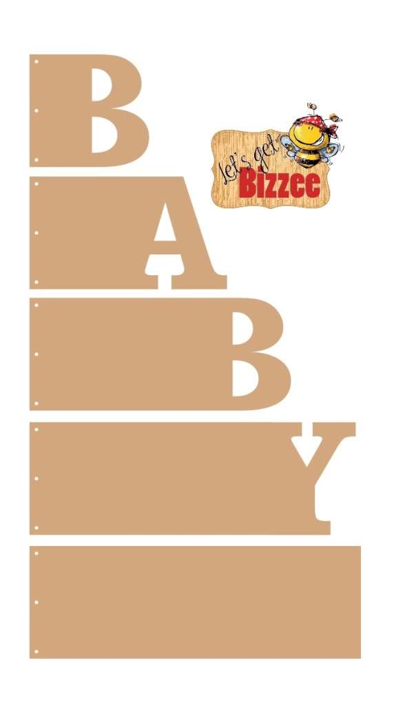 461.692.050 Let's Get Bizzee MDF Baby album 5-delig (laatste