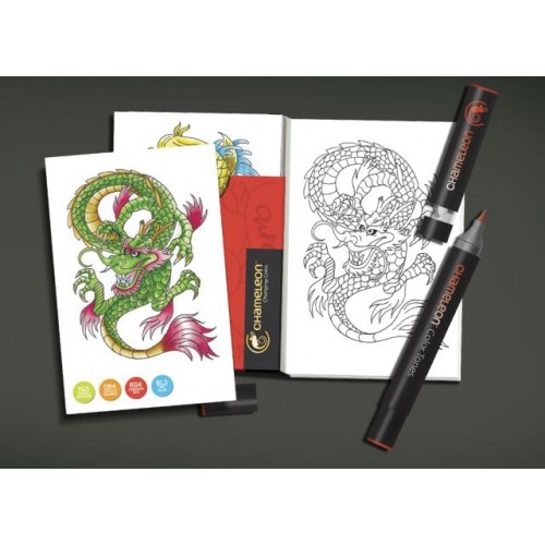 Chameleon CC0104 embossed Color Cards Tattoo