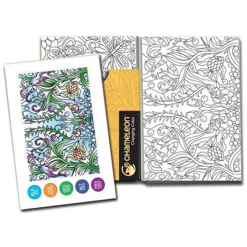 Chameleon CC0106 embossed Color Cards Mirror images