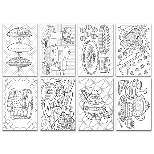 Chameleon CC0108 embossed Color Cards Sweet Treats