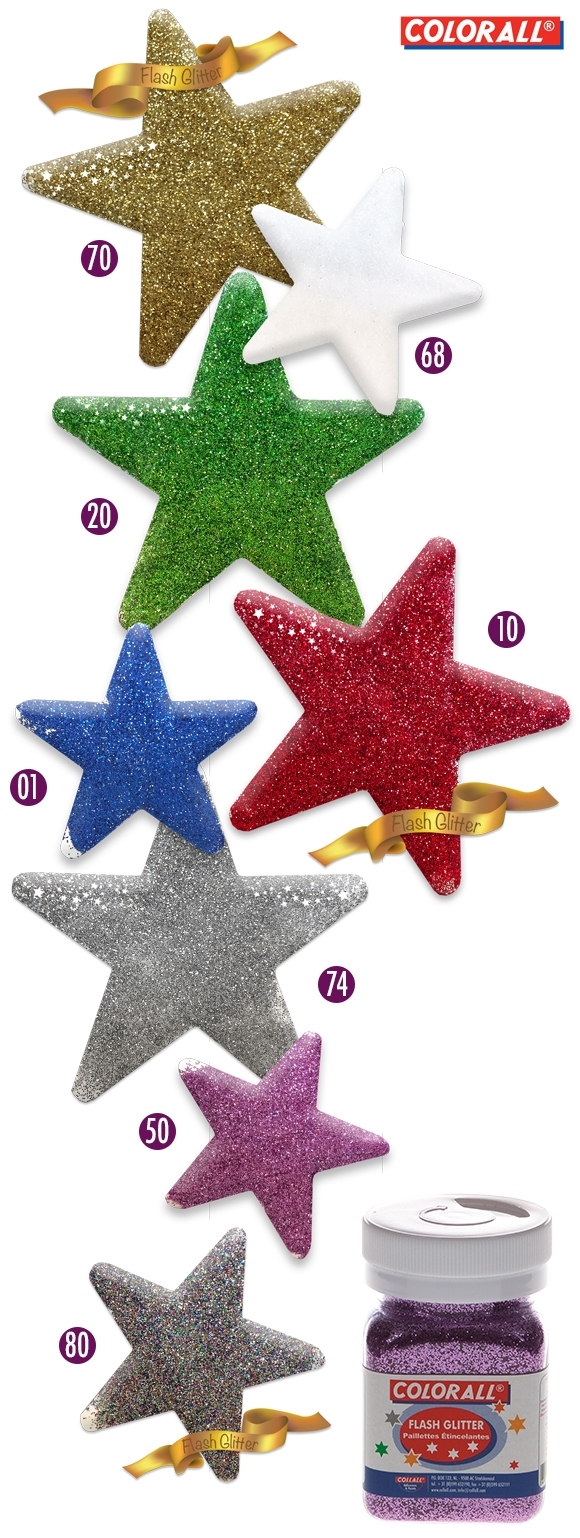 COLFG-15074 Colorall Flash Glitter Zilver