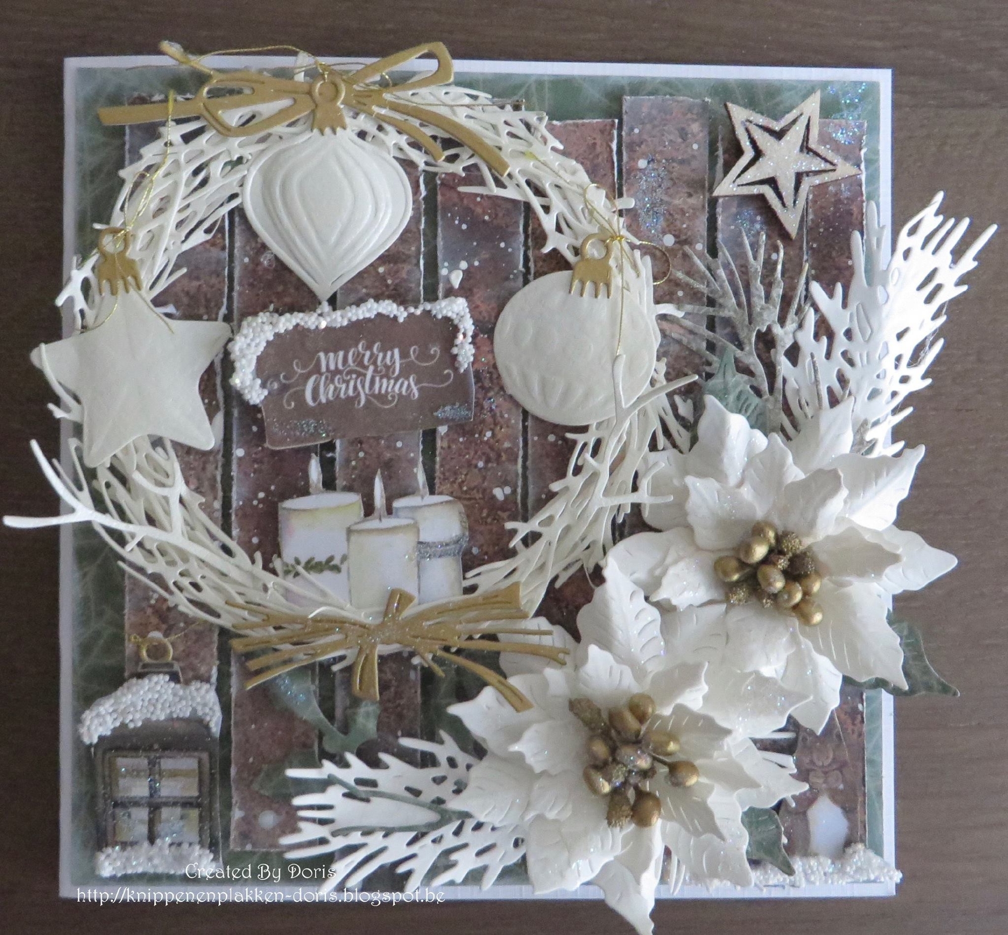 Craftemotions 118040/0205 Paper stack Christmas Nature A4