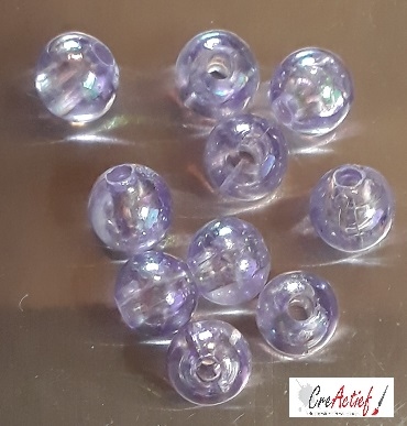Cre-Actief Acryl parels 000492 / 5,5mm/10gram Lila
