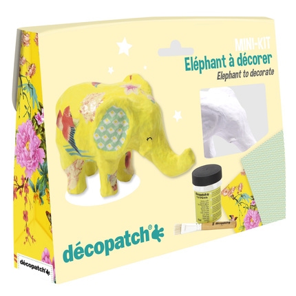 Decopatch pakket Mini KIT029C Olifant ca. 12cm